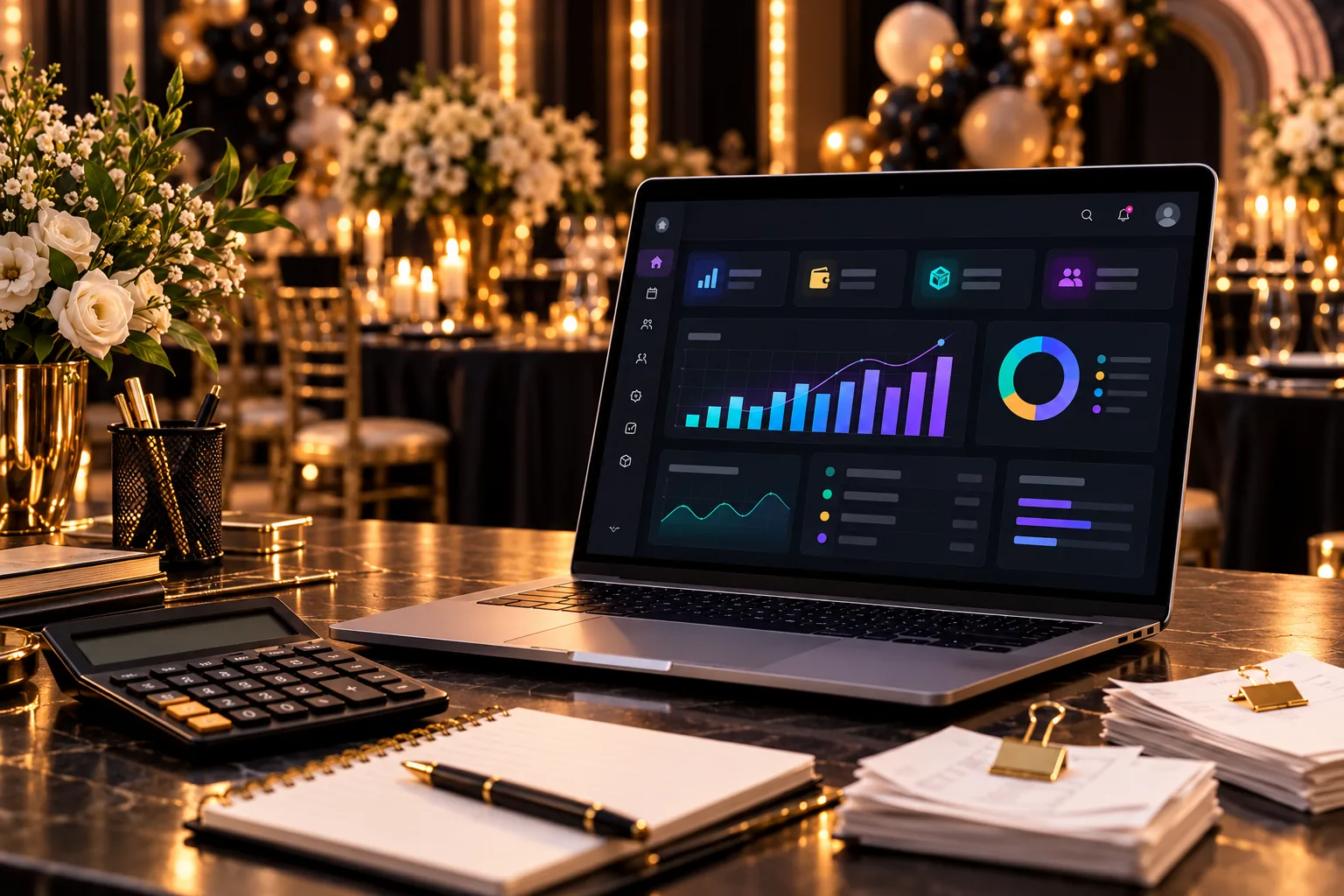 Fluxo de caixa para empresa de decoração de festas e eventos: o que acompanhar